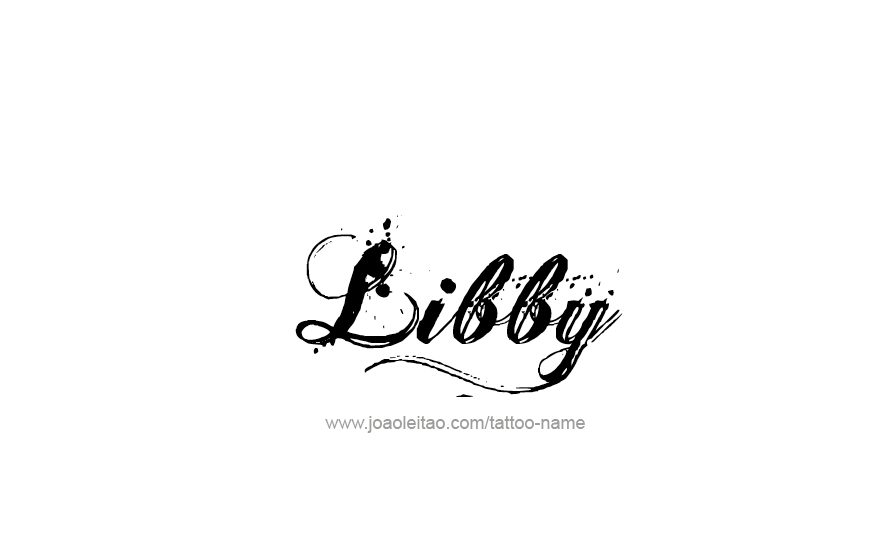 Tattoo Design Name Libby   