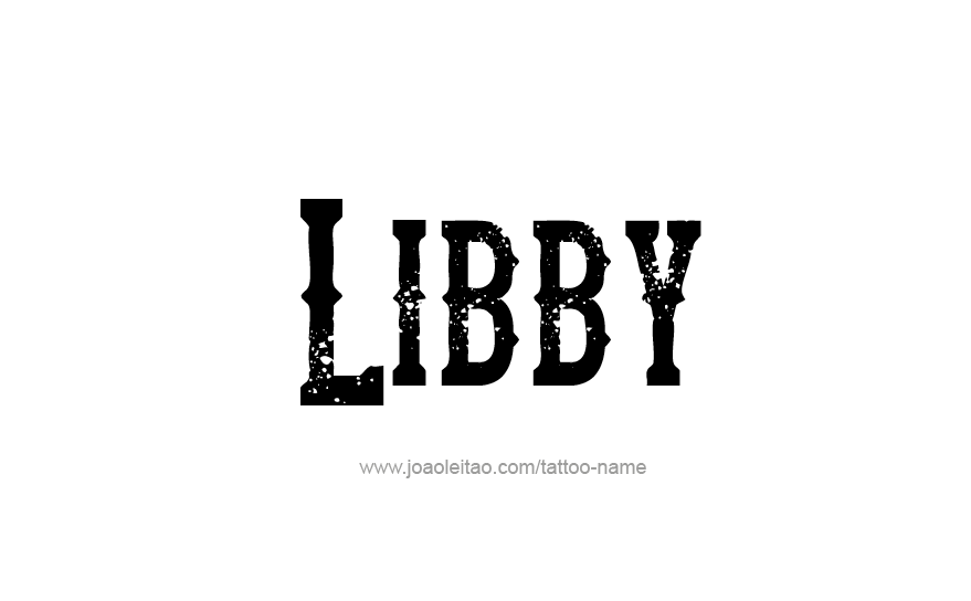 Tattoo Design Name Libby   