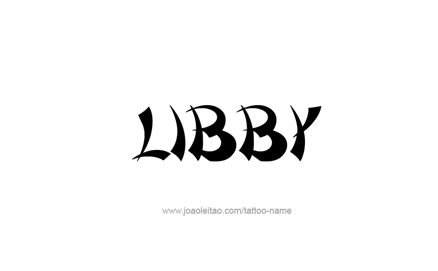 Tattoo Design Name Libby