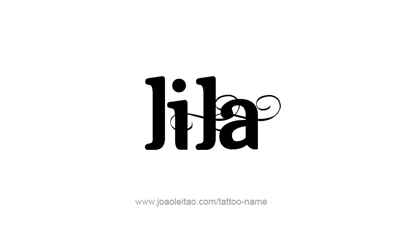 Tattoo Design Name Lila   