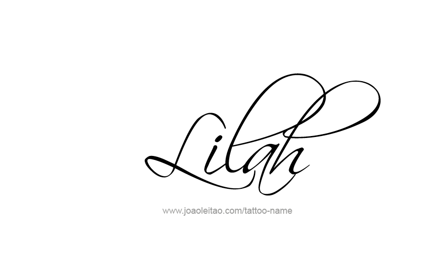 Tattoo Design Name Lilah   