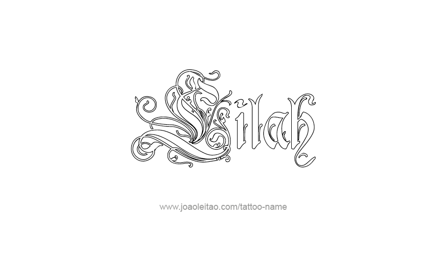 Tattoo Design Name Lilah   