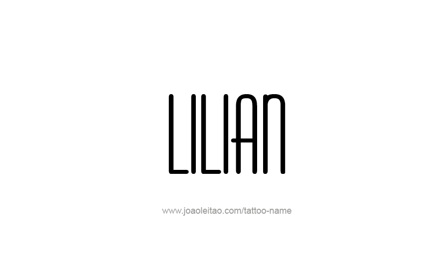 Tattoo Design Name Lilian   