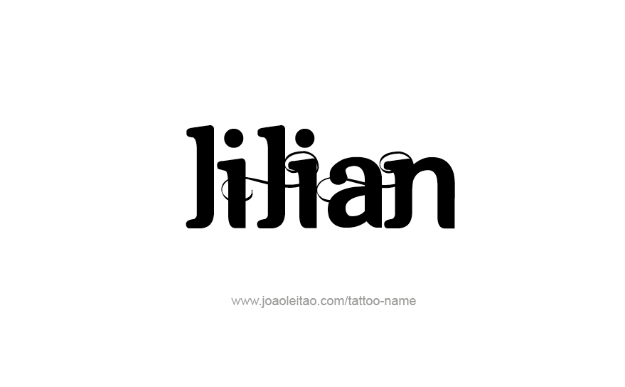 Tattoo Design Name Lilian   