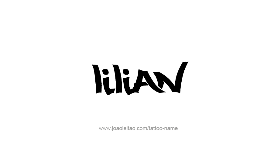 Tattoo Design Name Lilian   