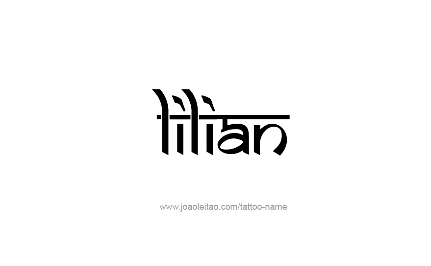 Tattoo Design Name Lilian   