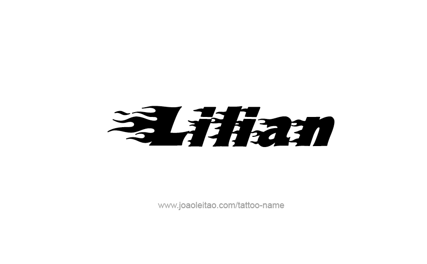 Tattoo Design Name Lilian   