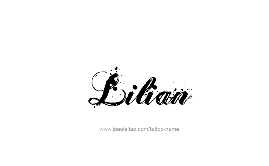 Tattoo Design Name Lilian   