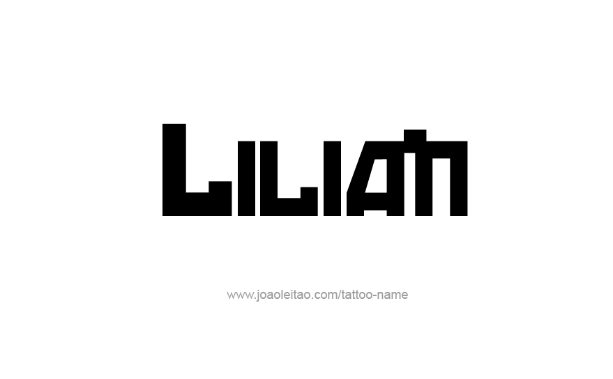 Tattoo Design Name Lilian   