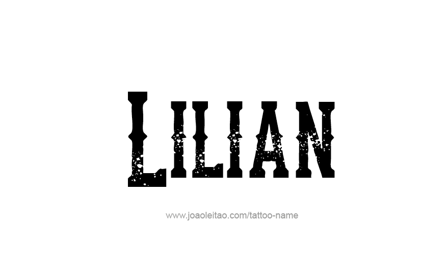 Tattoo Design Name Lilian   