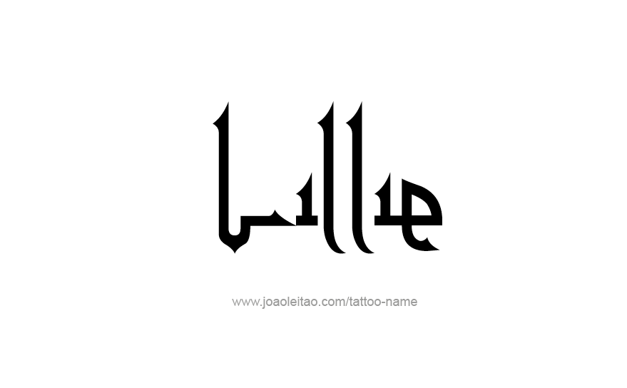 Tattoo Design Name Lillie   