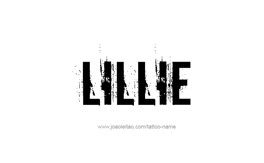 Tattoo Design Name Lillie   