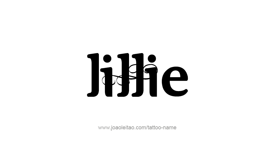 Tattoo Design Name Lillie   