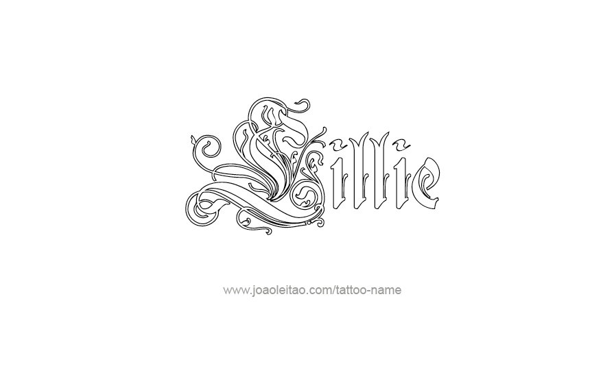 Tattoo Design Name Lillie   