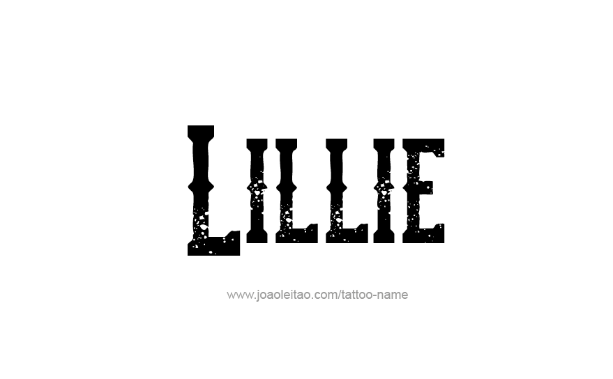 Tattoo Design Name Lillie   