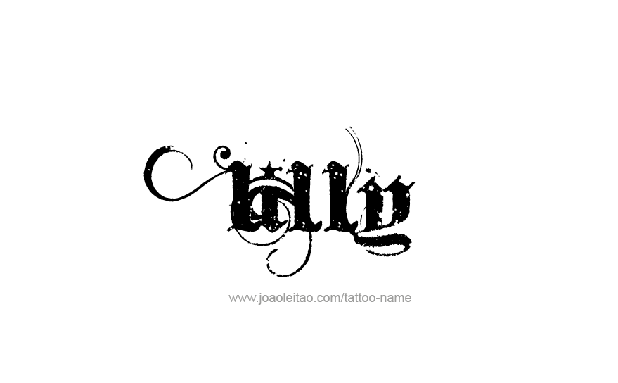 Tattoo Design Name Lilly   