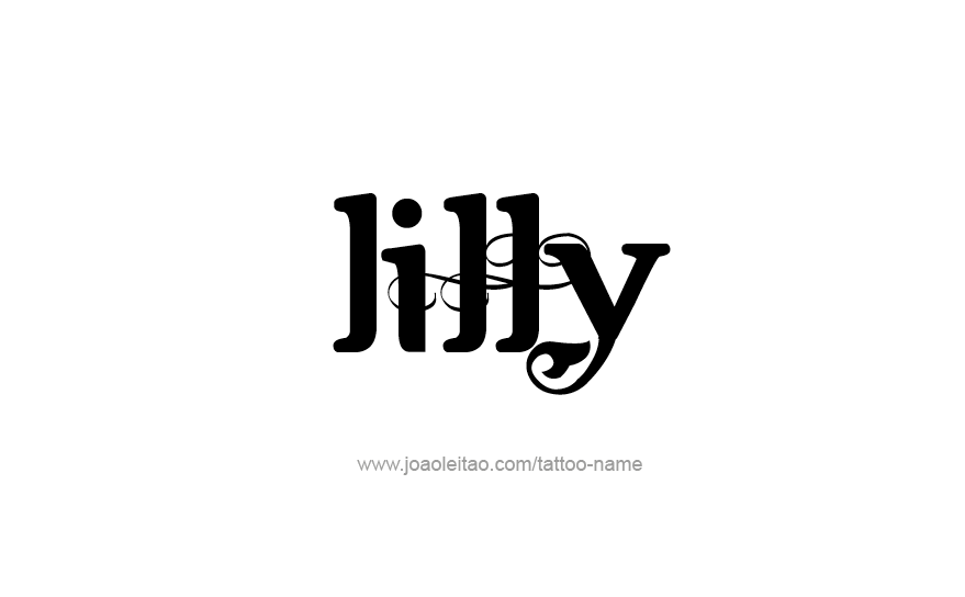 Tattoo Design Name Lilly   