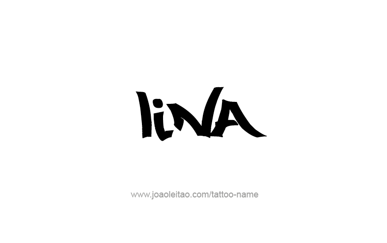 Tattoo Design Name Lina   