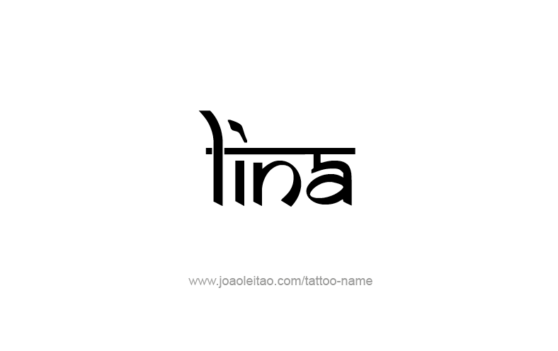 Tattoo Design Name Lina   