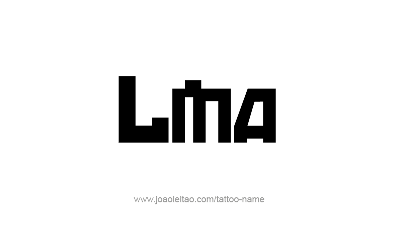 Tattoo Design Name Lina   