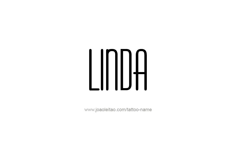 Tattoo Design Name Linda   