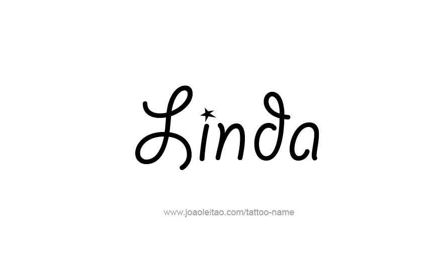 Tattoo Design Name Linda   