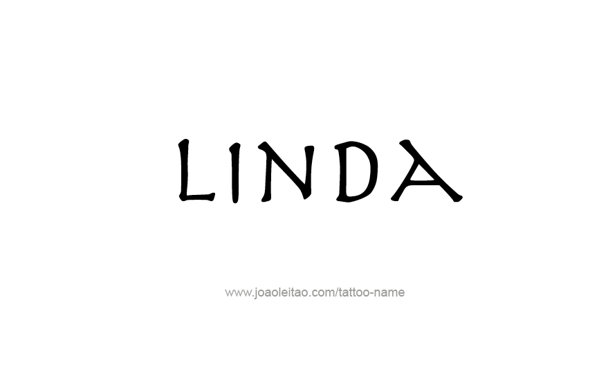 Tattoo Design Name Linda   