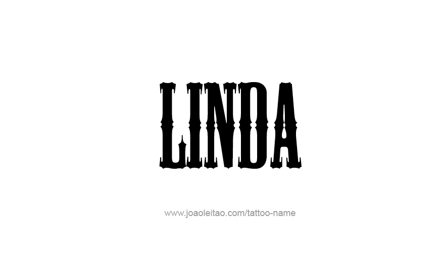 Tattoo Design Name Linda   