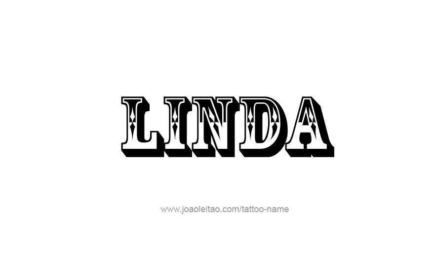 Tattoo Design Name Linda   