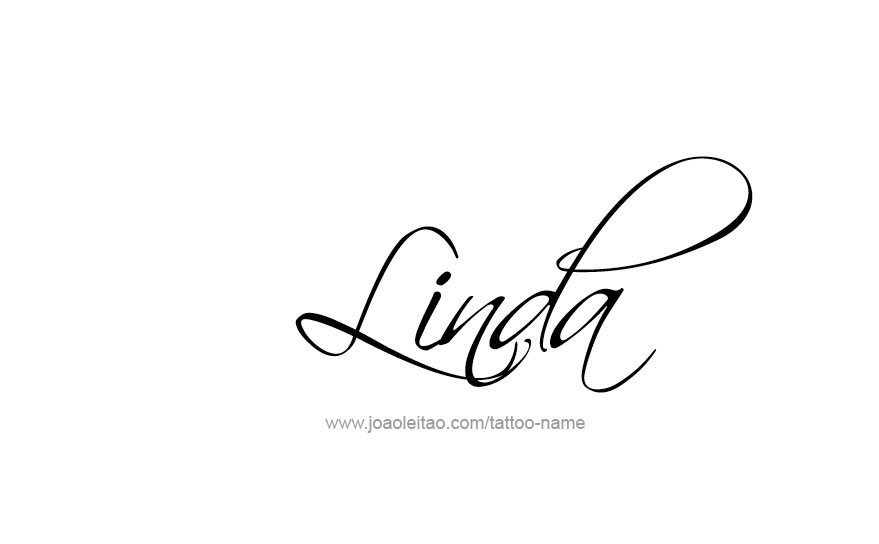 Tattoo Design Name Linda   