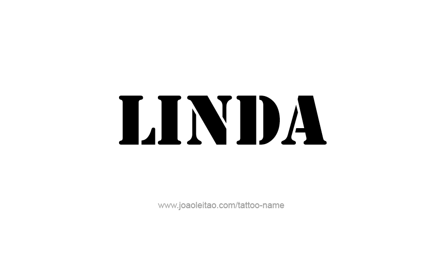 Tattoo Design Name Linda   