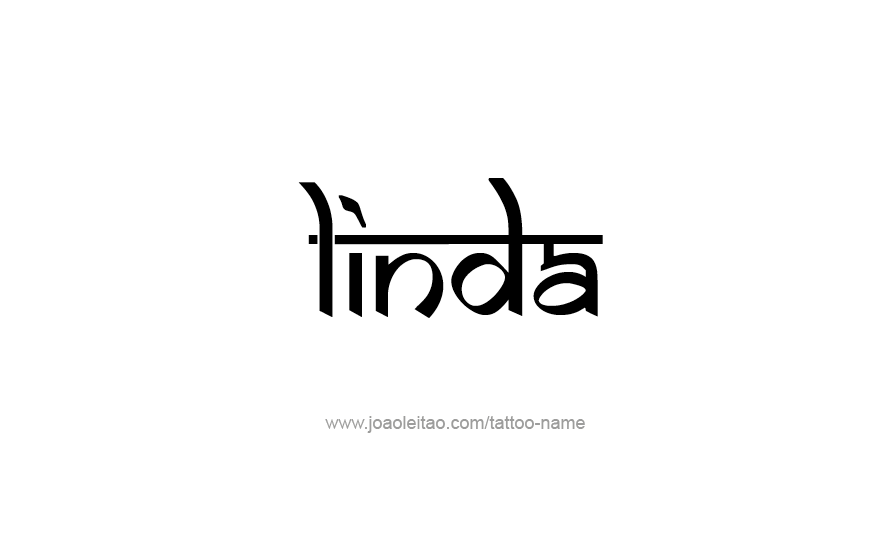 Tattoo Design Name Linda   