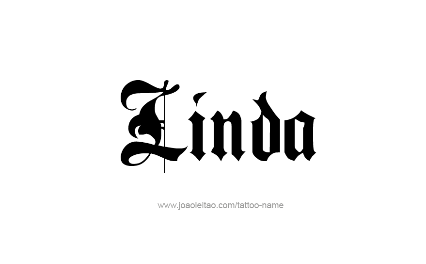 Tattoo Design Name Linda   