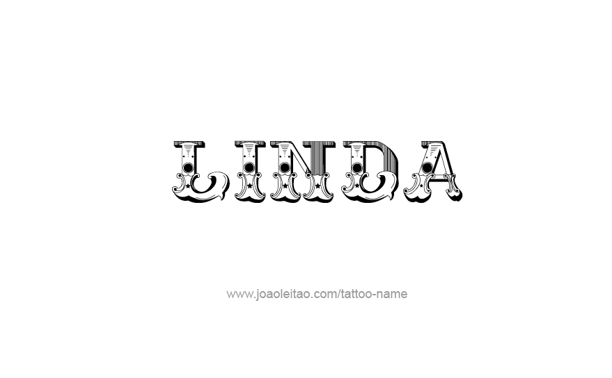 Tattoo Design Name Linda   