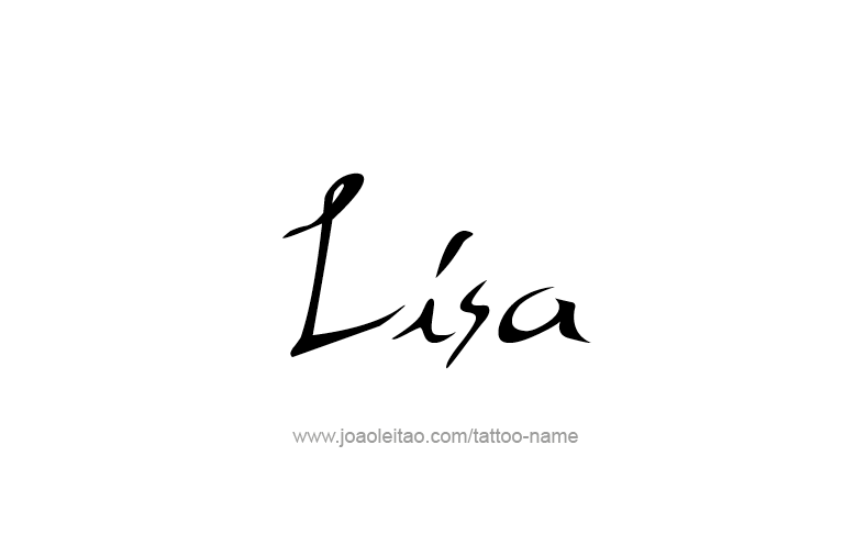 Tattoo Design Name Lisa   