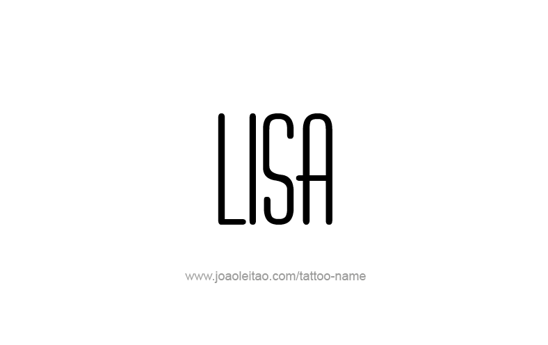 Tattoo Design Name Lisa   