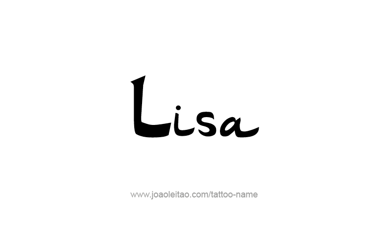 Tattoo Design Name Lisa   