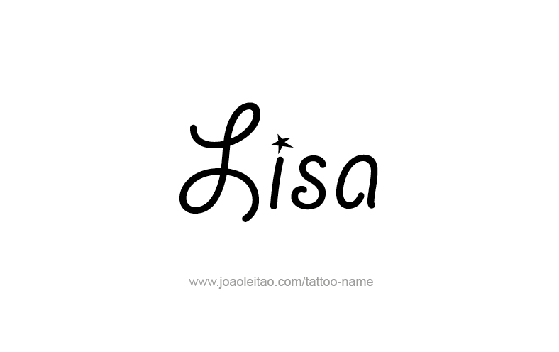 Tattoo Design Name Lisa   