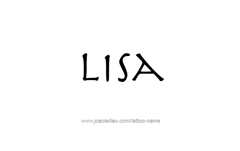 Tattoo Design Name Lisa   