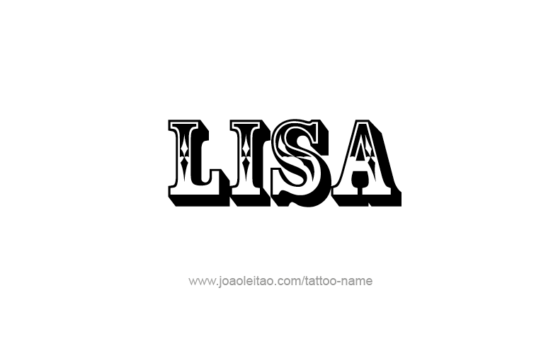 Tattoo Design Name Lisa   