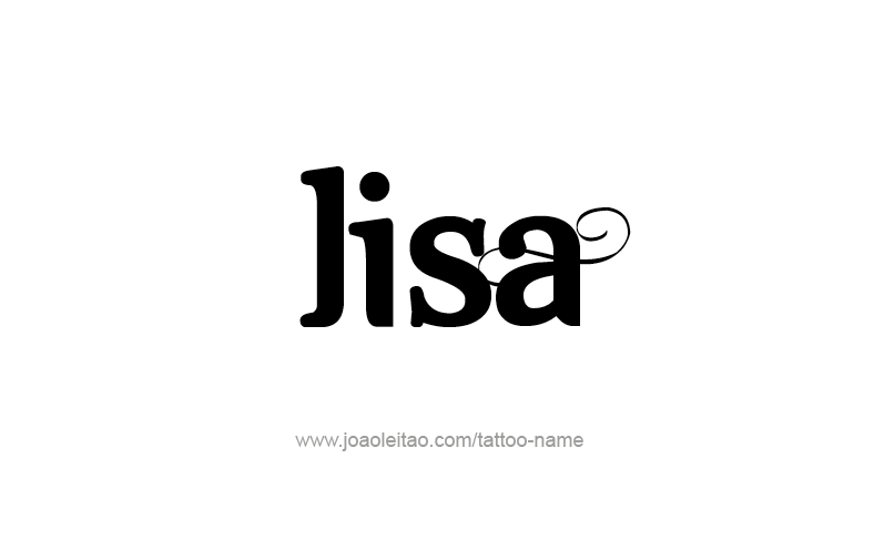 Tattoo Design Name Lisa   