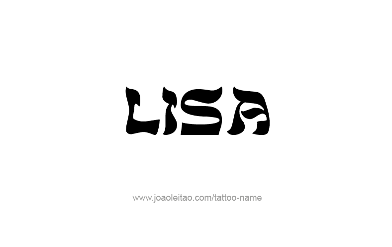 Tattoo Design Name Lisa   