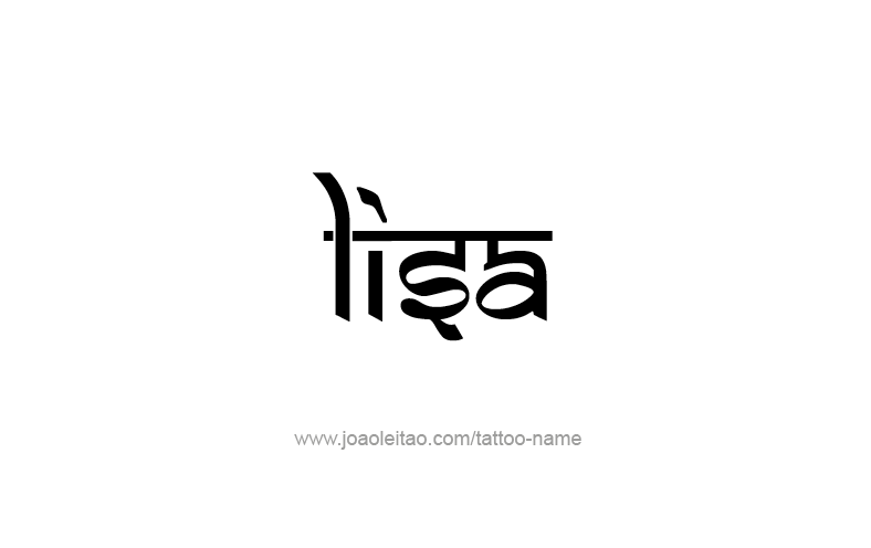 Tattoo Design Name Lisa   