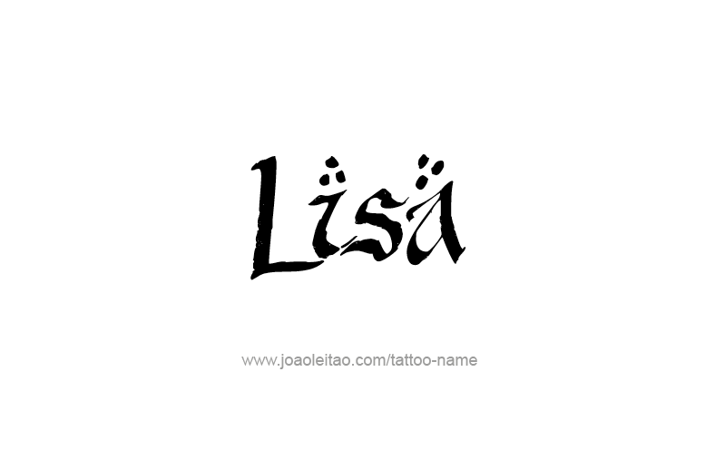 Tattoo Design Name Lisa   