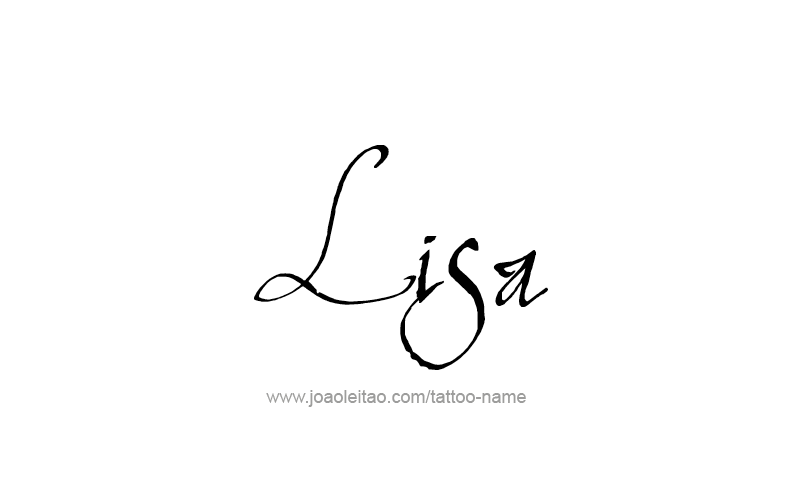 Tattoo Design Name Lisa   