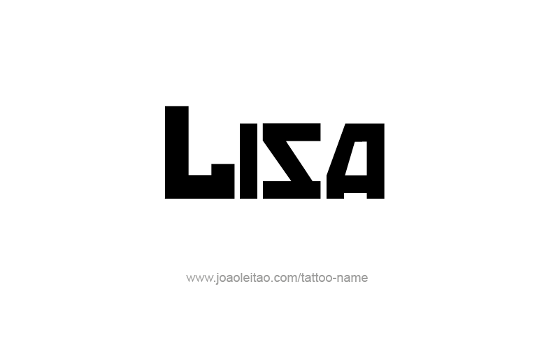 Tattoo Design Name Lisa   