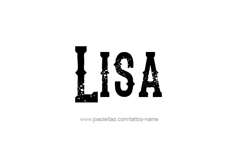 Tattoo Design Name Lisa   