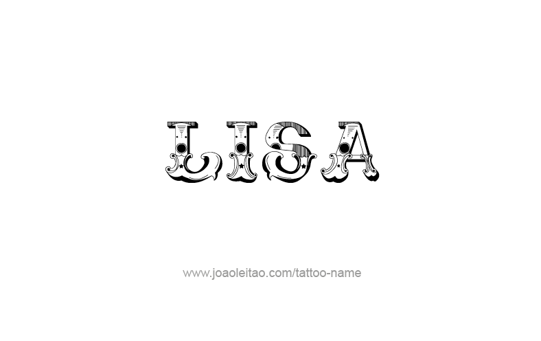 Tattoo Design Name Lisa   