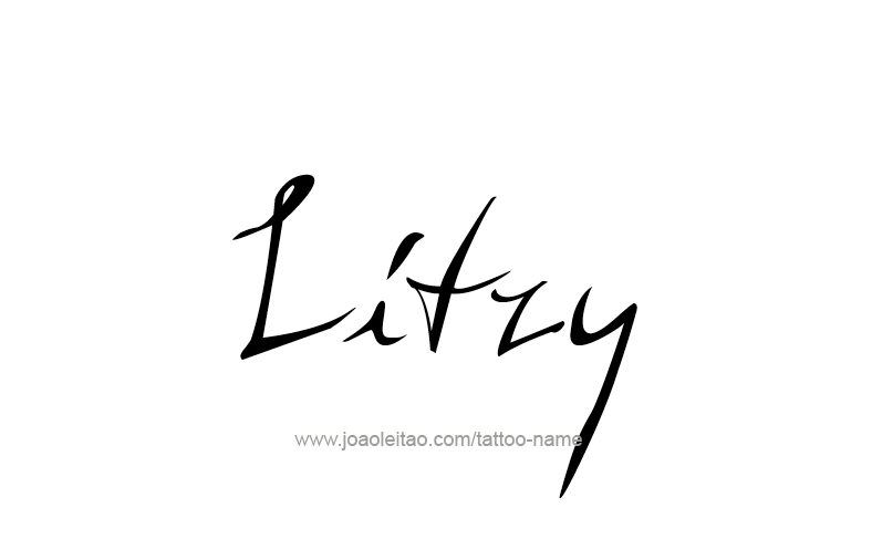 Tattoo Design Name Litzy   