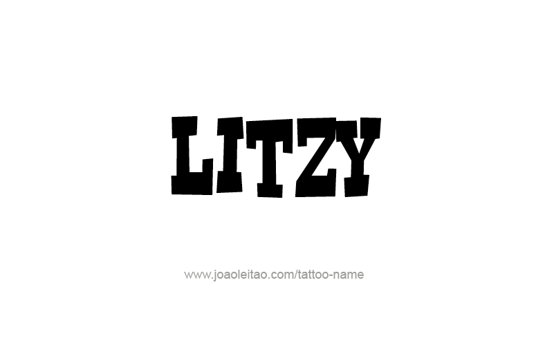 Tattoo Design Name Litzy   